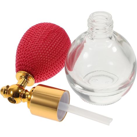 10ml Glass Powder Spray Bottle, Refillable Clear Bottle, Perfume and Essential Oil Spray, Compact Bottle for Aroma Diffusion, Random Color (1/5)