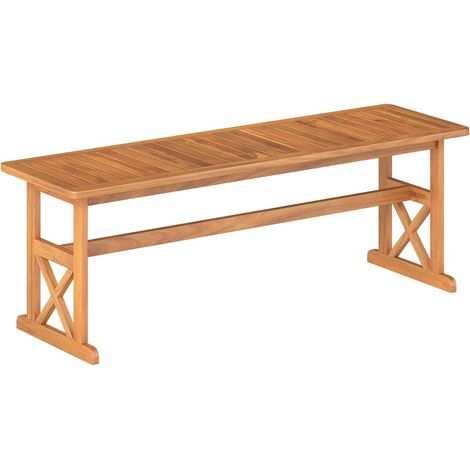 COSTWAY Panchina da Esterno in Legno di Acacia,Portata 360 kg,per 2-3 Persone con Sedile a Doghe (1/5)