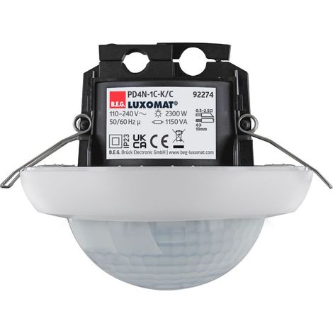 Bewegungsmelder PD4N-1C-C-FP 360°, Flur abgehängte Decke, fernbedienbar - BEG - 92274 (1/5)