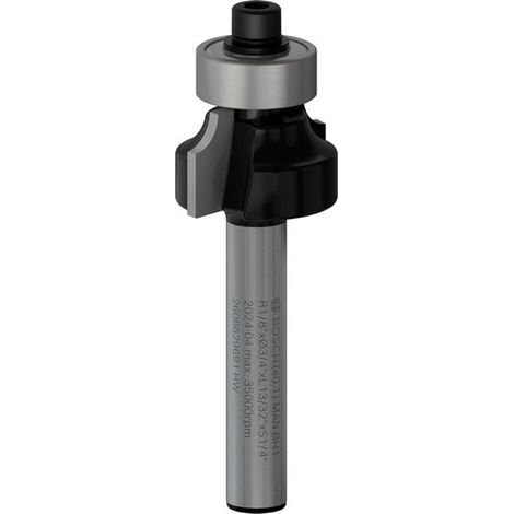 Bosch PRO Fresa de redondear R 1/8 Vástago 1/4 - 2608629691 (1/5)