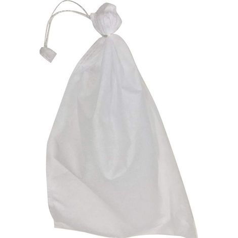 Lot de 20 sacs de protection pour plantes - Avec liens torsadés - Non tissé - Filet de protection pour fruits - Pour raisins, goyaves, prunes, pêches - Cordon de serrage - 18 x 25 cm (1/5)