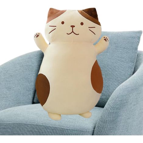 Peluche Chat Peluche Compagnon Jouet Doux et Moelleux Pour Chambre Salon Chambre d'Enfant Voiture Canapé Adolescents Adultes Collectionneurs Fans Coucher (1/5)