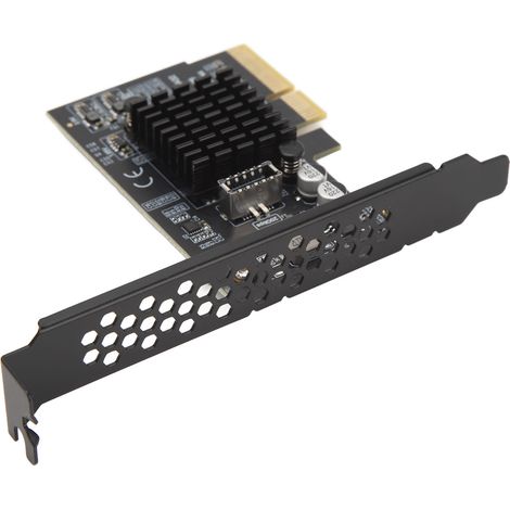 Carte d'extension USB 3.2 Gen 2 Type C 20 Gbit/s ASM3242 Contrôle principal PCIe vers USB 3.2 pour boîtier de bureau (1/5)