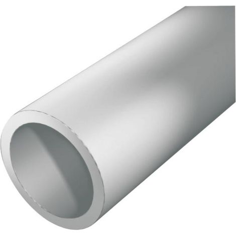 Tube rond aluminium 2000mm – 15mm de diamètre – Finition argent – Pour structures légères et projets d'amélioration habitat – Alberts (1/2)
