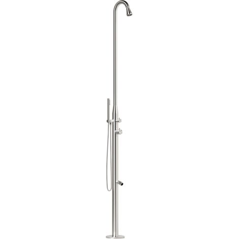 MPC Ducha para piscina exterior color inox acero inoxidable AISI 316L resistente a intemperie agua salada y productos químicos MX1006 INOX