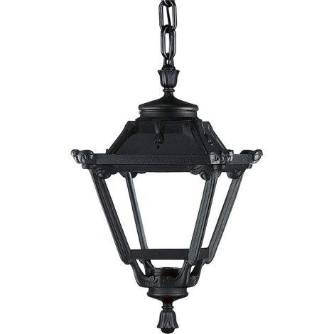Sospensione classica INDURA MINI 4 IP55 E27 42W Nero