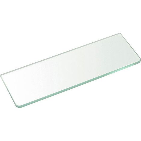 Etagère en verre 200x100x8mm, verre clair (1/2)