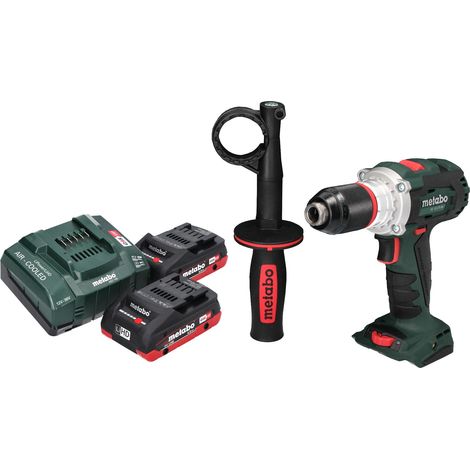 Metabo BS 18 LTX BL I Perceuse-visseuse sans fil 18 V 130 Nm Brushless + 2x batterie LiHD 4,0 Ah + chargeur