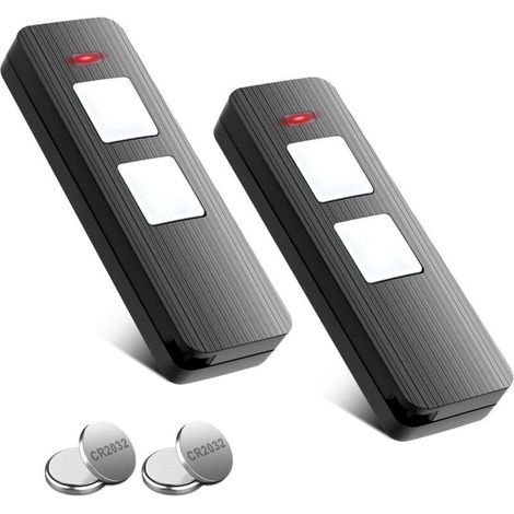 Télécommande Porte de Garage 868 MHz 2 Canaux avec Code Roulant – Lot de 2 – Compatible avec Modèles Sommer S10019, 4018V, 4019V (1/5)