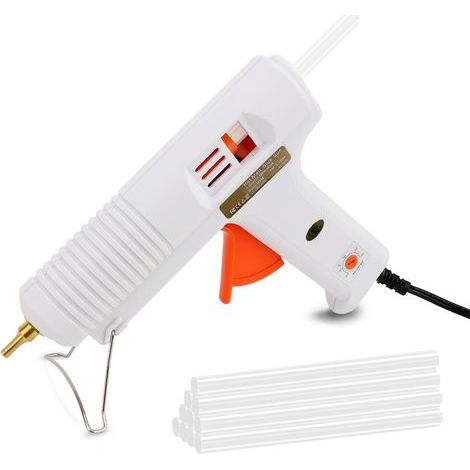 Hot Glue Gun, 120w Electric Glue Gun with 10 x 11mm Glue Sticks for Repair, Crafts, DIY, Home, DIY, Office (1/5)