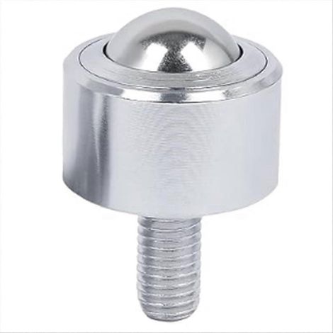 Roulette à billes pour appareil électroménager, roulement à billes M20, fixation par goujon renforcé (1/5)