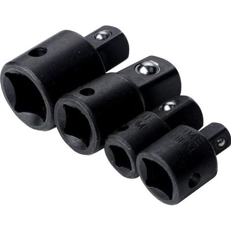 Jeu d'Augmentateurs et Réducteurs Adaptateur à Cliquet Adaptateurs Réducteurs Pour Douilles et Embouts Triomphe 4pcs 1/2" 1/4" 3/8" Pillote (1/4)