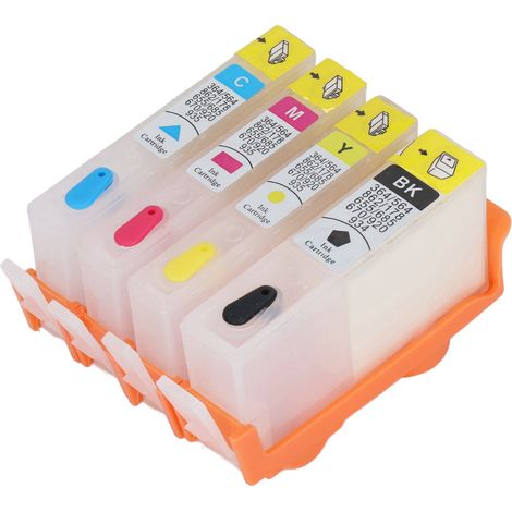 Cartouches d'encre rechargeables HP 934-935 4 couleurs avec puces permanentes (1/5)
