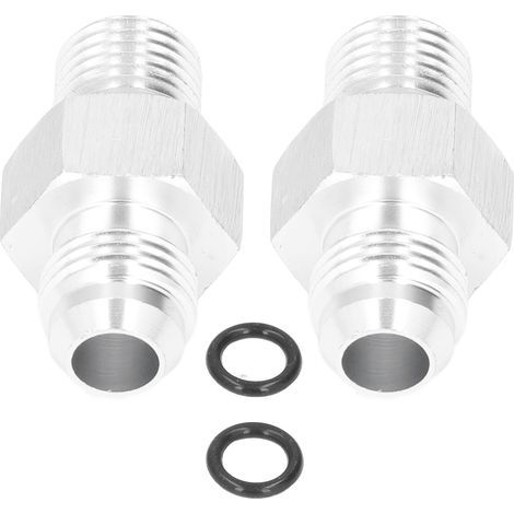 Paar Getriebeölkühleradapter -6AN auf 1/4 Zoll NPSM 316-3000833 für GM TH350 TH400 4L60E 4L70E 700R4 TR6060 (1/5)