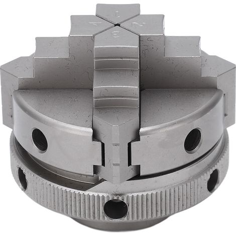 Selbstzentrierendes Drehbankfutter mit 4 Backen, reversibel, Mini-Industriedrehbankfutter, Backe K02 50 M14 (1/5)