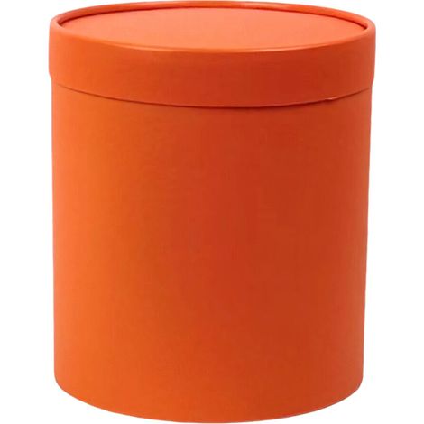 Maceta redonda moderna hecha a mano, excelente para - Naranja