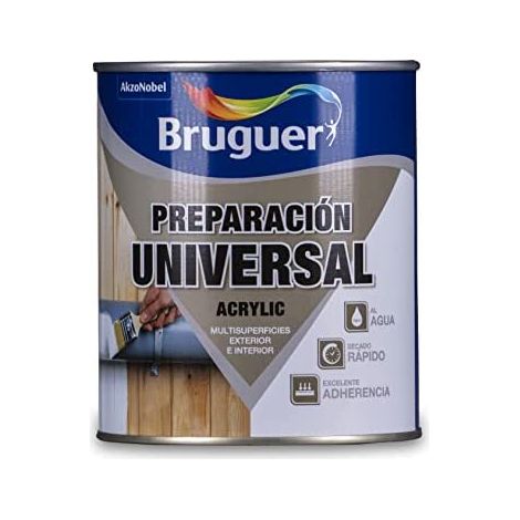 Innenwandfarbe Bruguer Acryl Weiß 075 Liter Matt (1/3)