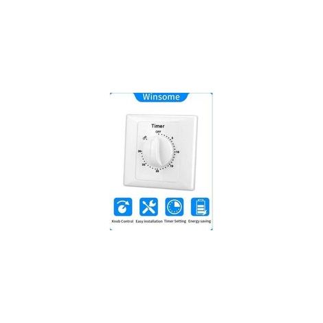 AC 220 V Interrupteur Minuterie Pompe Haute Performance Commande Électronique Compte à Rebours Mécanique Socket Time Switch-30min