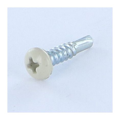 Vis autoperceuse Tête cylindrique bombée TCB Phillips 2.9X13 Filet tôle Acier zingué RAL7032 gris silex-1000 pièces