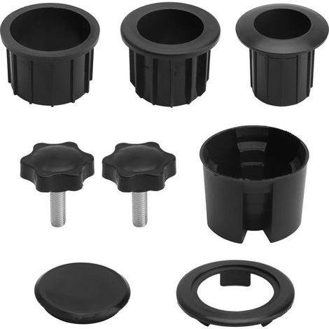 Bagues réductrices pour pied de parasol 8 pièces – Anneaux adaptateurs pour différents diamètres de mâts – Accessoires et pièces de rechange pour pied de parasol extérieur (1/5)