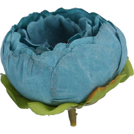 Tête De Fleur Pivoine Artificielle - Décoration Mariage Et Maison - Vert Réaliste - Lot De 10 Pièces (1/5)