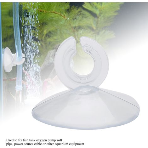 50 pinces à ventouses pour aquarium, supports de tuyau d'air, clips de fixation pour tuyau d'aquarium (1/5)