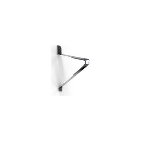 équerre Bellucci Chrome Acier Chromé, Design élégant Et Robuste. - Bolis Italia