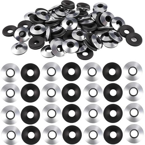 Lot de 200 rondelles d'étanchéité EPDM, M6,3 x 16 mm, rondelles en caoutchouc synthétique, galvanisation de surface, résistantes à la chaleur et au vieillissement, pour vis Spengler (1/5)