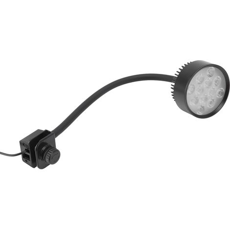 Lampe d'aquarium à pince en aluminium 12 W, 12 LED, 3 couleurs, avec col de cygne, prise américaine 110-220 V (1/5)