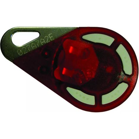 Télécommande bi-tech 4 boutons - EVICOM - Rouge
