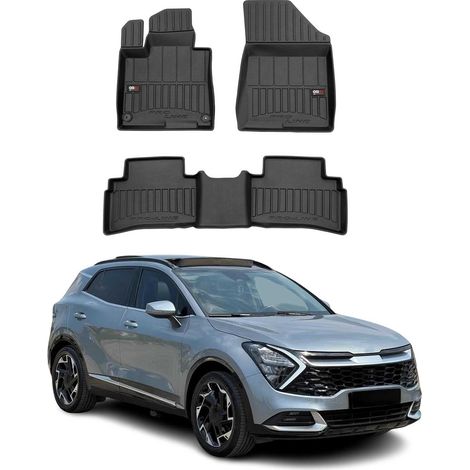 OMAC Tapis de Sol en Caoutchouc pour KIA Sportage 5 2021-2025 Noir Premium (1/5)