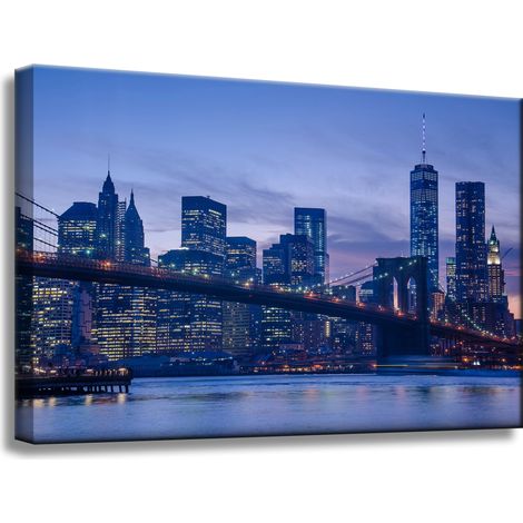 Stampa su tela "Architettura di New York" 60x40 cm