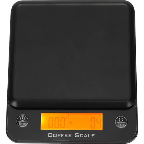 Elektronische Küchenwaage mit LCD-Bildschirm und automatischem Timer, zum Kochen von Speisen (Genauigkeit: 0,1 g bis 3 kg). (1/5)