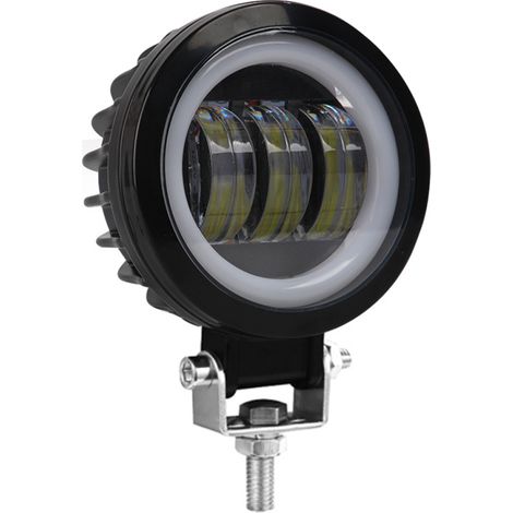 Phares ronds à LED de 10 cm pour motos, véhicules tout-terrain, quads et SSV, feux de travail, antibrouillards et feux de jour étanches