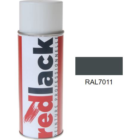 Bomboletta di Vernice spray 400ml – RAL 7011 – Grigio ferro – opaca – multisupporto – Redlack