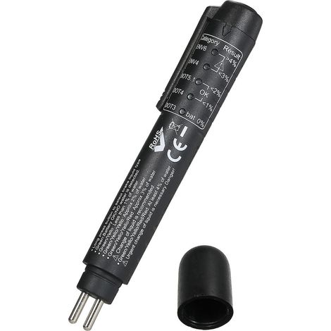 Stylo testeur de liquide de frein DOT3 DOT4 DOT5.1 ENV6 ENV4 avec 5 indicateurs LED