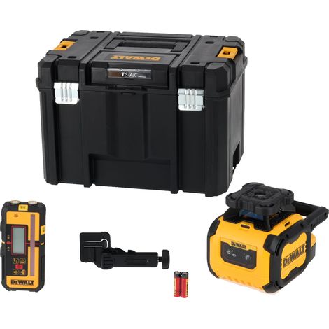 DeWALT Rotationslaser DCLE05211R, Rot, Lot, mit Batterie in TSTAK