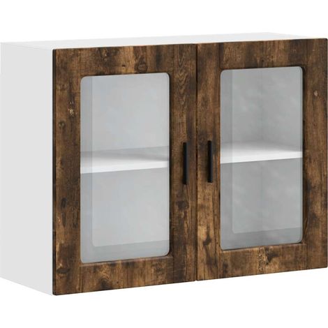 Maison Exclusive - Armario de pared para cocina puerta cristal Po