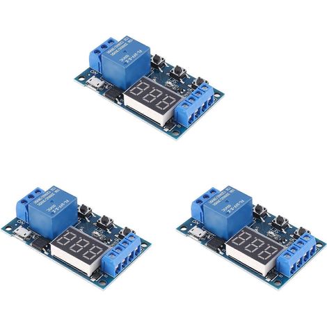 Module de contrôle de temporisation pour relais unidirectionnel HW-521 (3 circuits imprimés) (1/5)