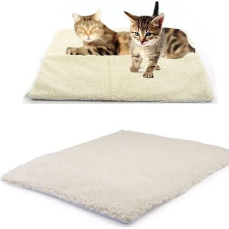 Tapis auto-chauffant pour animal domestique, couverture pour chat/chien, coussin chauffant pour animaux domestiques, tapis de cous (1/4)