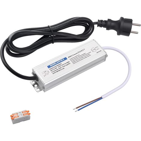 Transformateur LED 24V 36W 1.5A, Alimentation IP67 Étanche AC 220V vers DC 24V avec Câble de 1,5m, Transfo pour Ruban LED, Éclairage Extérieur (1/5)