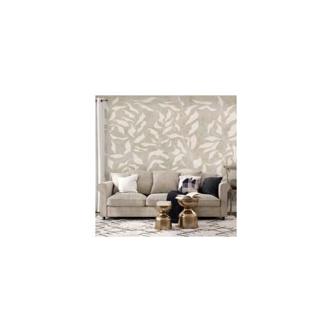 Carta da parati autoadesiva artgeist beige 450x315 cm piante astratte