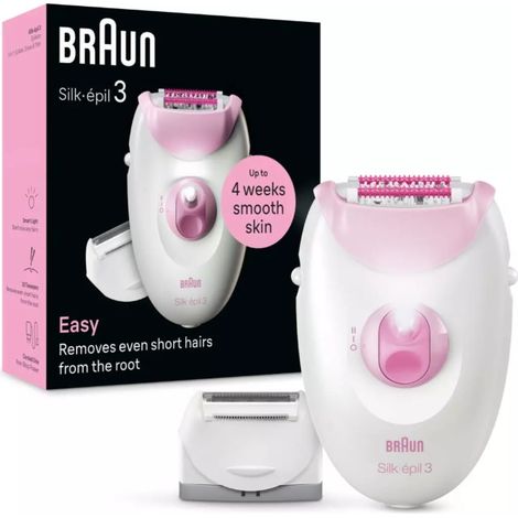 depiladora recargable impermeable - SE3-031 - braun -
