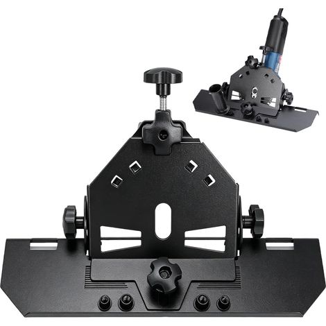 Support Meuleuse Angle 45, Coupe Carrelage 45 Degrés pour Meuleuses d'angle de 115 mm / 125 mm, Accessoires pour Meuleuse d'angles (1/5)