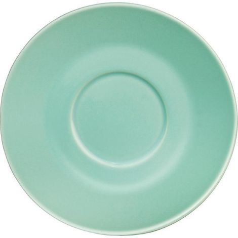 Soucoupe pour tasses 228 ml et 340 ml Olympia verte - Lot de 12 (1/2)