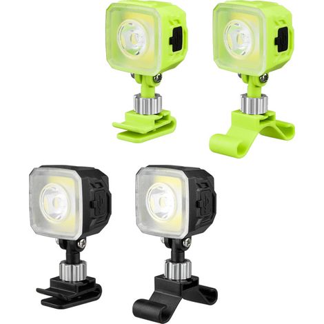 Nouvelle lampe frontale LED rechargeable par USB pour la course nocturne en extérieur et l'escalade, compatible avec différents types de chaussures. (1/5)