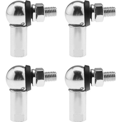 4pcs Kit de Joint à Rotule de Tringlerie d'angle avec Clip Antipoussière à Ressort CS Remplacement Tringlerie d'engrenages M8