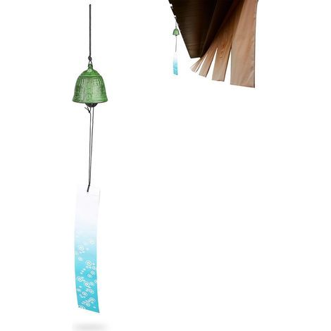 Carillon éolien en fonte, adapté à une utilisation intérieure et extérieure à la maison, jardin, terrasse, balcon, décoration de la maison (1/4)