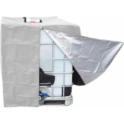 Bâche de protection pour réservoir IBC - - Pour cuve 1000L - Polyester Oxford 420D - Anti-UV - Anti-pluie (1/5)