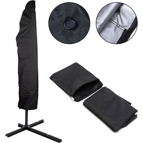 Housse de Parasol imperméable 210D Oxford L - 280cm (1/5)